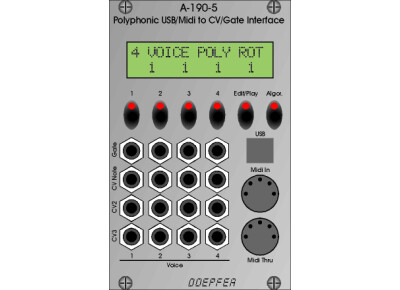 Doepfer A-190-5 Polyphonic USB/Midi-to-CV/Gate Interface