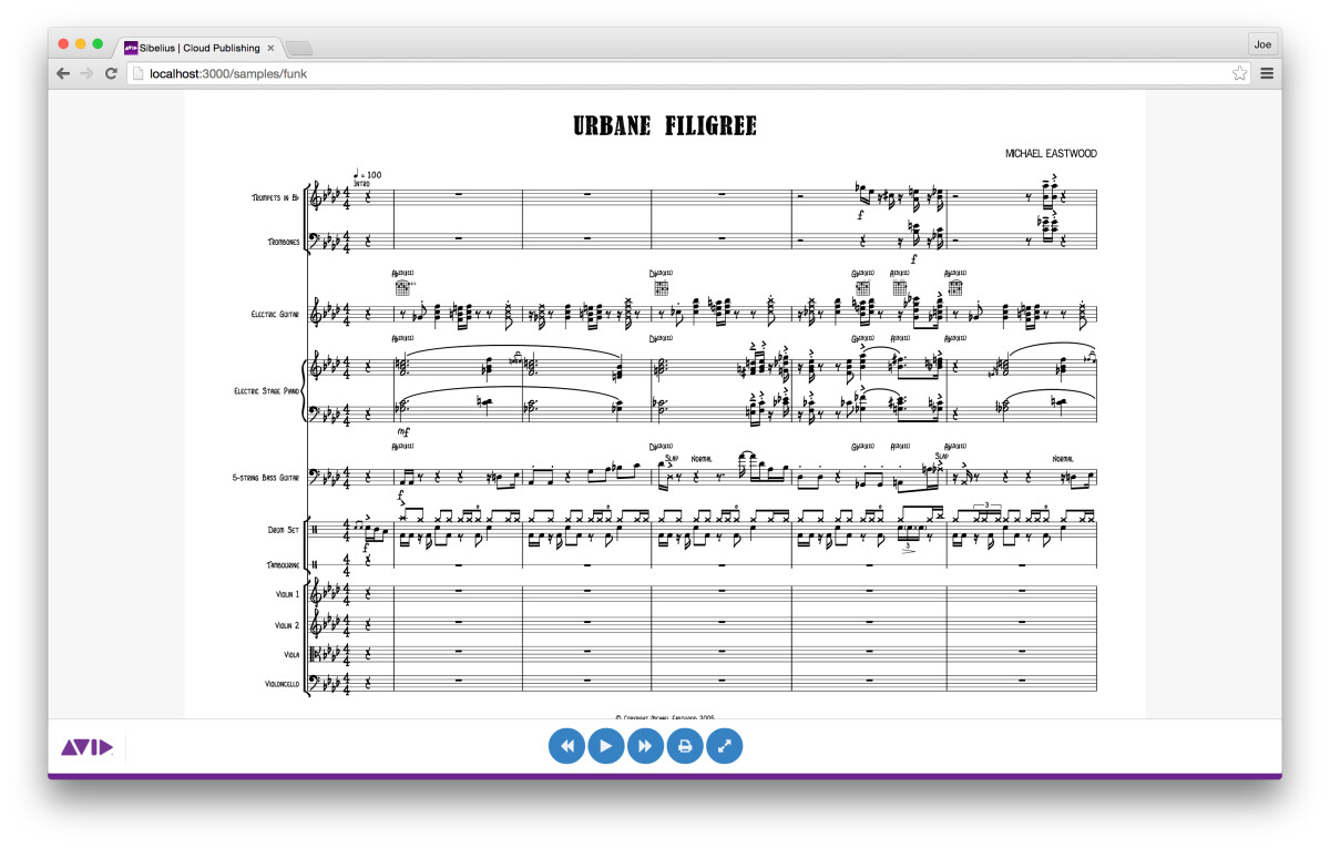 [NAMM] Sibelius and the Cloud for retailers