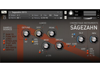 Cinematique Instruments Sägezahn 2015