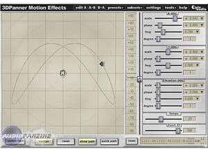 Spin Audio 3D Panner Motion Effects