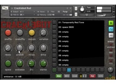 Fairly Confusing Waveforms Cracklebot Red