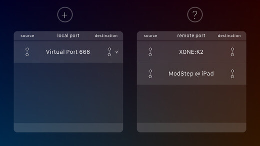 AppBC Midimux fait le lien en USB entre Mac et iOS