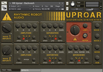 Rhythmic Robot Uproar, un synthé à disto