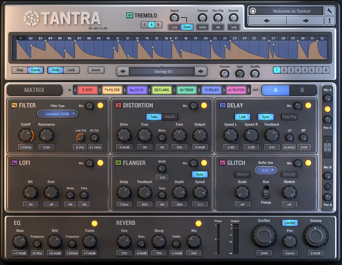 Tantra, new rhythmic multi-effect plug-in