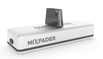 A wireless fader for tablet and smartphone