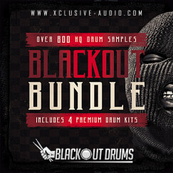 Xclusive Audio Blackout Bundle with drum kits