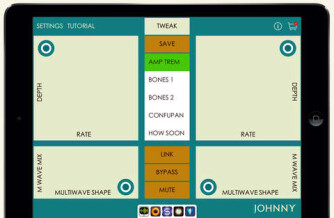 Johnny, stereo tremolo app for iPad