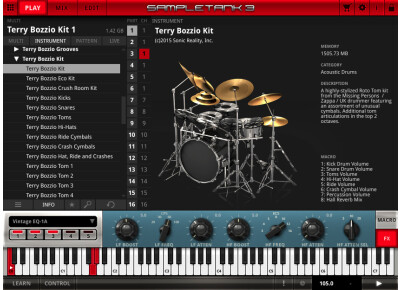 IK Multimedia Terry Bozzio Drums