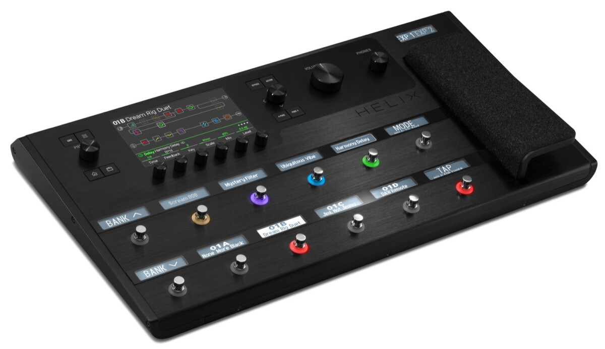 Line 6 unveils the new Helix multi-effect
