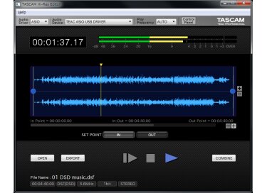Tascam Hi-Res Editor