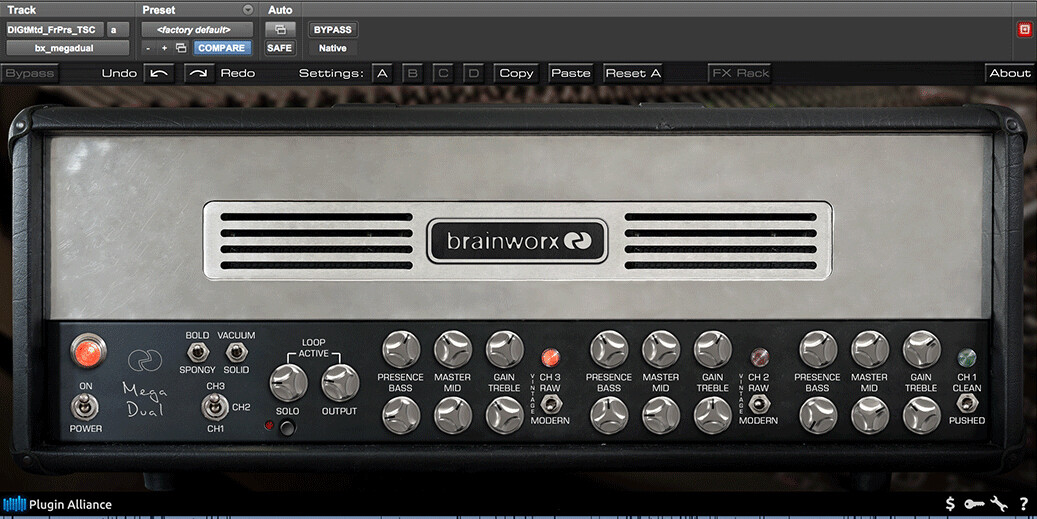 Brainworx models the Mesa Boogie Rectifiers