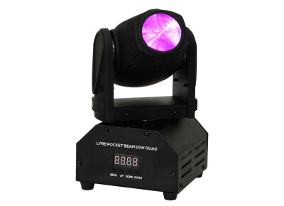 Power Lighting Lyre Beam 10W Quad