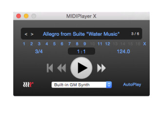 MIDIPlayer X pour Mac passe en v2