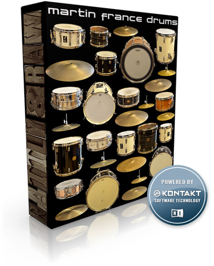 Rattly and Raw Martin France Drums pour Kontakt