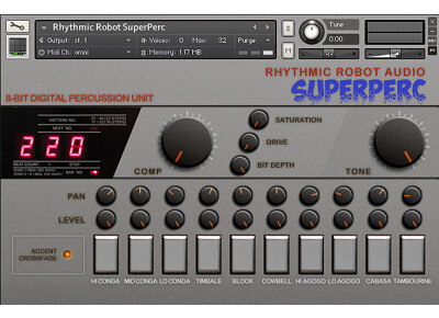 Rhythmic Robot SuperPerc