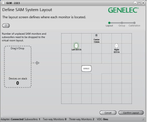 Mise à jour v2.2 du logiciel Genelec GLM
