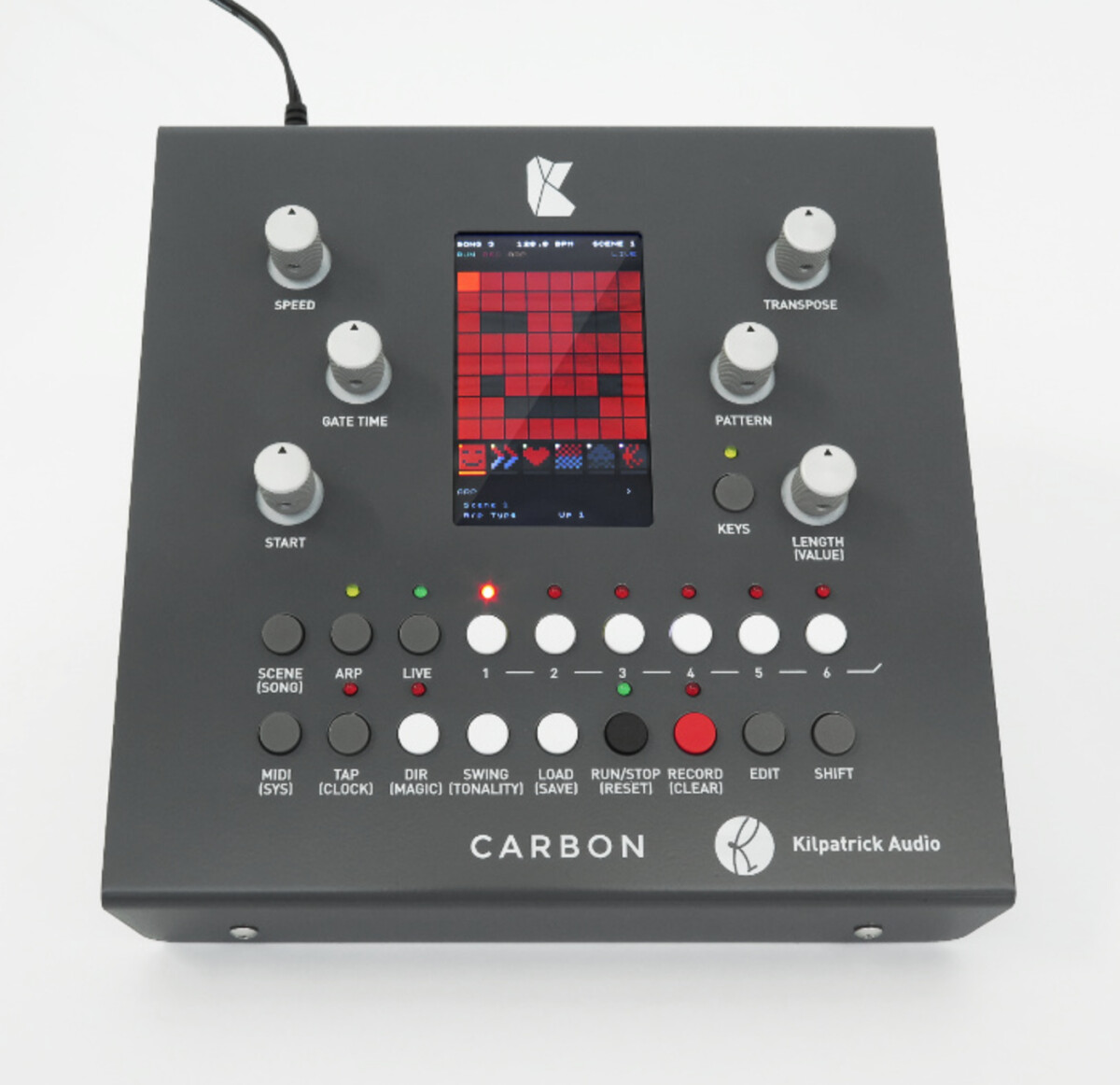 Kilpatrick Audio dévoile le séquenceur Carbon