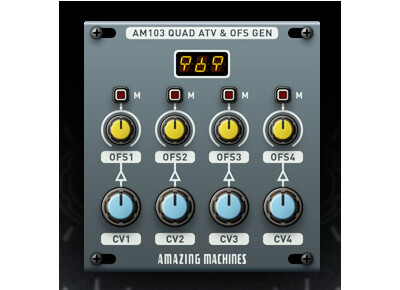 Amazing Machines AM103 Quad Attenuverter & Offset Generator