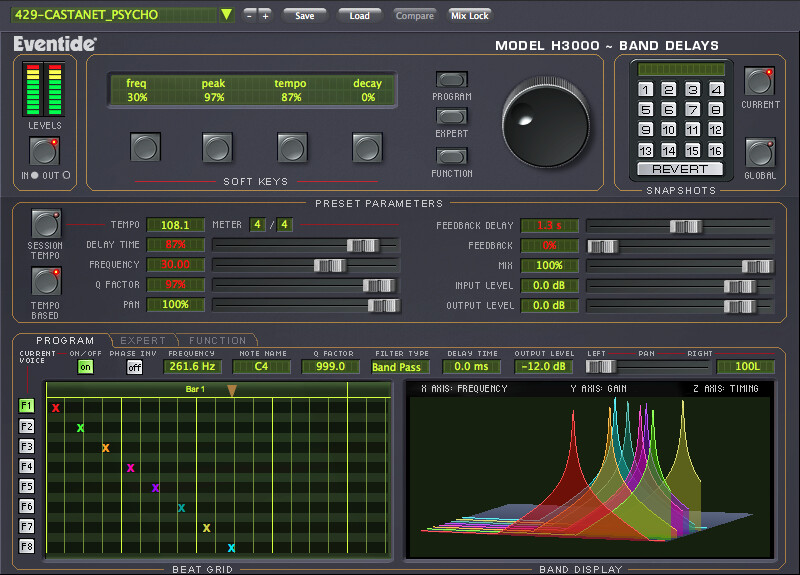 Eventide's H3000 Band Delay plugin now available