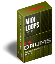 The Loop Loft Epic Drums Vol 1 - MIDI Drum Loops