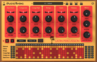 AudioThing émule une BAR de percussions latines