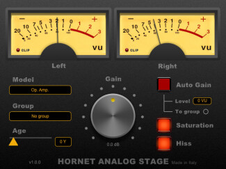 Hornet Plugins introduce AnalogStage