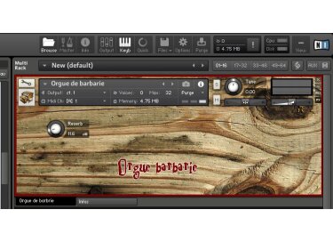 Rossignol Studio Orgue de Barbarie