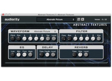 Audiority Abstract Textures Plug-In