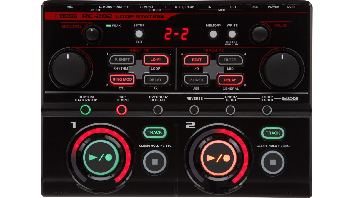 Musikmesse Boss Rc 202 Loop Station Audiofanzine