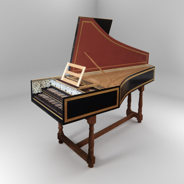Un clavecin Hans Ruckers pour Pianoteq
