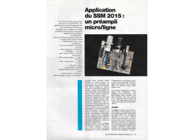 AC Préampli micro/ligne de Jaen Alary
