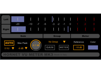 Hornet Plugins VU Meter MK3