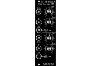 Doepfer A-132-3 Dual linear/exponential VCA