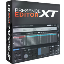 Un éditeur pour le Presence XT de Studio One