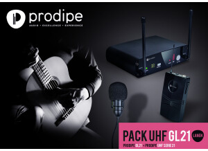 Prodipe Pack UHF GL21 Acoustic Guitar & Ukulele