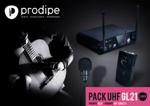 Prodipe Pack UHF GL21 Acoustic Guitar & Ukulele