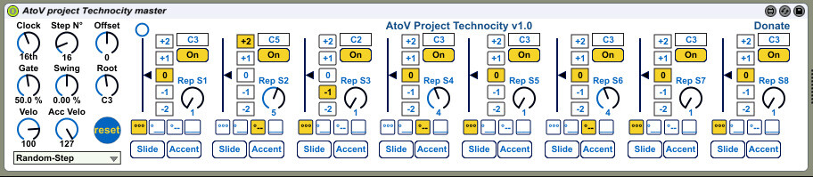 Séquenceur gratuit AtoV Project Technocity