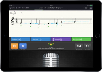 L’EarMaster App en version 1.1 sur l’iPad et aussi sur l’iPhone