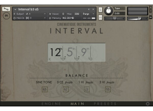 Cinematique Instruments Interval