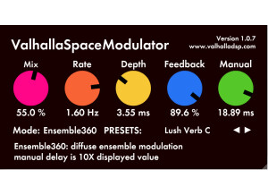 Valhalla DSP ValhallaSpaceModulator