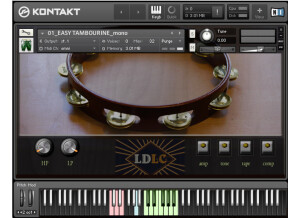 Loops de la Crème Easy Tambourine