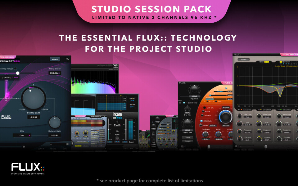 Promo sur le Flux:: Studio Session Pack