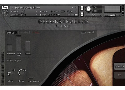 Cinematique Instruments Deconstructed Piano