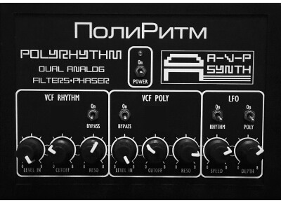 AVP Synth POLYRHYTHM dual analog filter + phaser unit