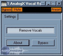 AnalogX Vocal Remover [Freeware]