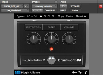 Brainworx émule deux pédales d’effets pour guitare