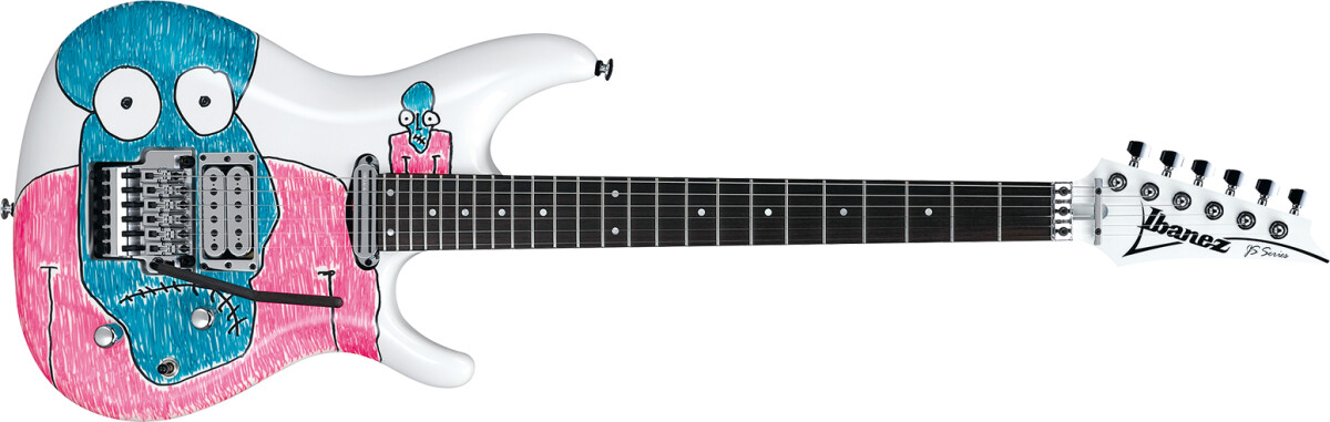 Ibanez sort des guitares peintes par Joe Satriani
