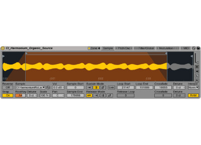 Cinematique Instruments Harmonium