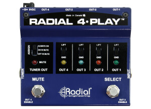 Radial Engineering 4-Play Multi-Output DI Box