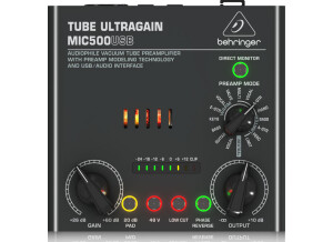 Behringer Tube UltraGain MIC500USB